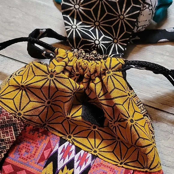 Monkey Drawstring Backpack Purse - Picture 7 of 16